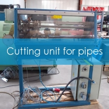 Cutting unit for pipes
