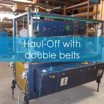 Haul-Off with double belts
