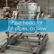 Pipe head for PP-pipes